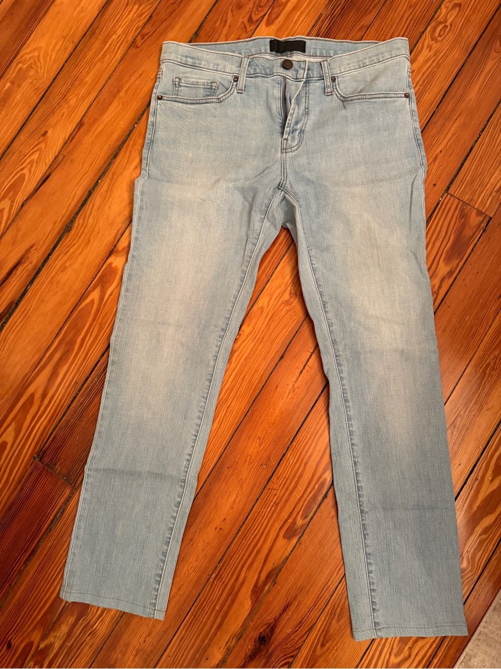 J Brand Light Wash Straight Leg Jeans